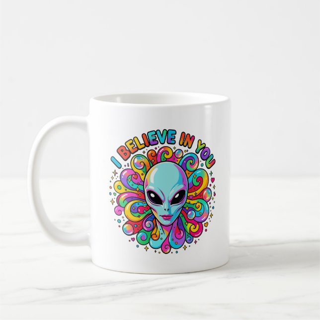 Caneca De Café Eu Acredito Em Você (Esquerda)