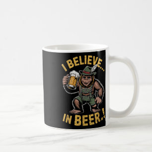 Caneca De Café Eu Acredito Na Piada Do Pé Grande Da Cerveja