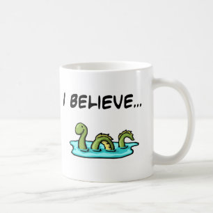 Caneca De Café Eu acredito no monstro de Loch Ness