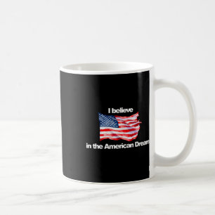Caneca De Café Eu Acredito No Sonho Americano Bandeira Patriot R