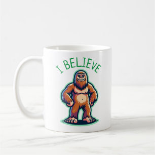 Caneca De Café Eu Acredito Que Sasquatch Bigfoot