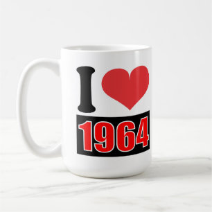 Caneca De Café Eu adoro 1964 - Mugs