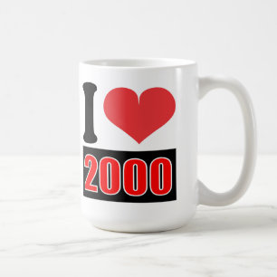 Caneca De Café Eu adoro 2000 - Mugs