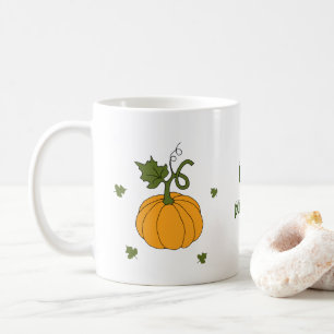 Caneca De Café Eu adoro abóbora Mínima Café Café M Café Mug