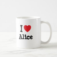 Eu adoro Alice Heart Shirt
