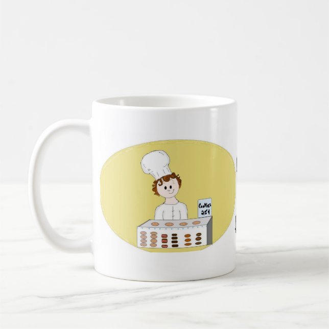 Caneca De Café Eu Adoro Assar (Esquerda)