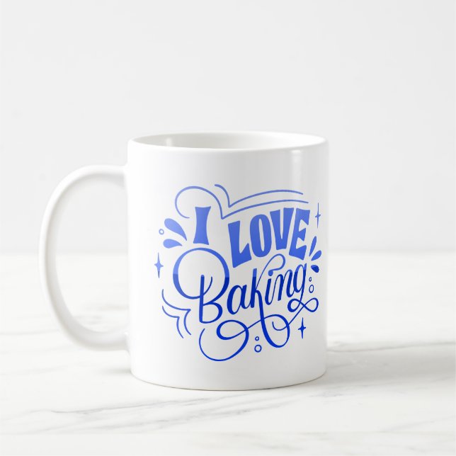 CANECA DE CAFÉ EU ADORO BATER (Esquerda)