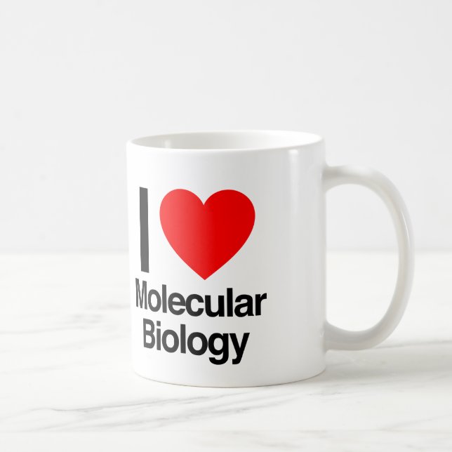 Caneca De Café eu adoro biologia molecular (Direita)