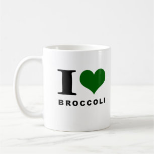 Caneca De Café Eu adoro brócolis, amante de brócolis