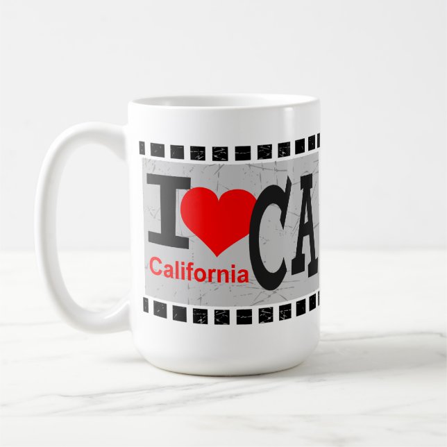 Caneca De Café Eu adoro Califórnia - Mugs (Esquerda)