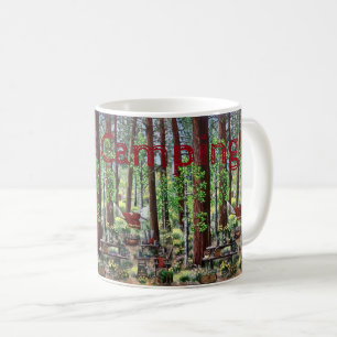 Caneca De Café Eu Adoro Camping Cup