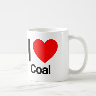Caneca De Café Eu adoro carvão