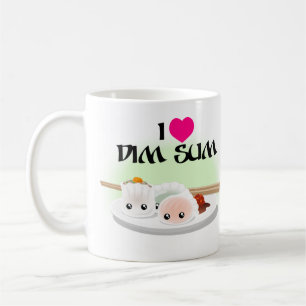 Caneca De Café Eu Adoro Dim Sum Coffee Mug
