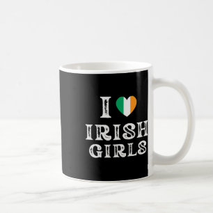 Caneca De Café Eu Adoro Irlandesas Girlsi Heart Irish Girls Funny