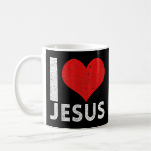 Caneca De Café Eu adoro Jesus T-Shirt Você é um devoto Patriótico