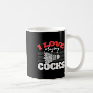 Caneca De Café Eu Adoro Jogar Um Pássaro De Vaivém