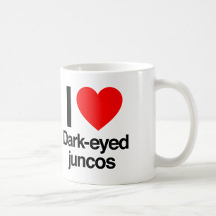 Caneca De Café eu adoro juncos de olhos escuros