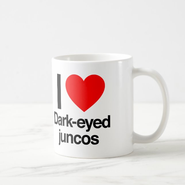 Caneca De Café eu adoro juncos de olhos escuros (Direita)