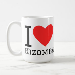 Caneca De Café Eu adoro kizomba