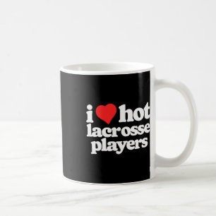 Caneca De Café Eu adoro Lacrosse Hot Lacrosse Lax Jogadores Engra