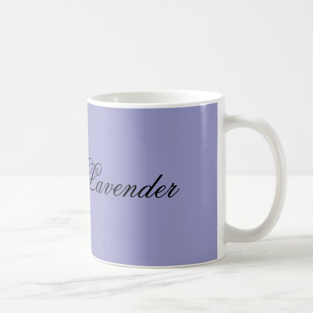 Caneca De Café Eu adoro Lavanda (Direita)