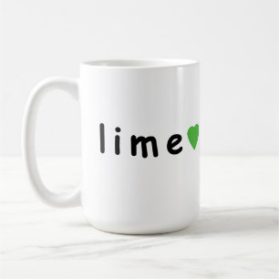 Caneca De Café Eu adoro limão