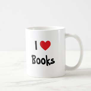 Caneca De Café Eu Adoro Livros