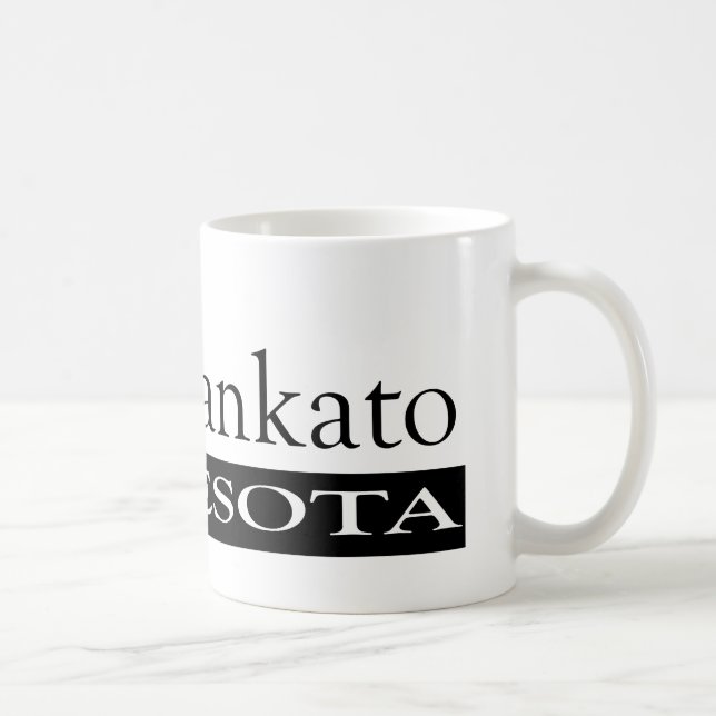 Caneca De Café Eu Adoro Mankato Minnesota (Direita)