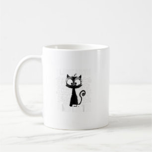 Caneca De Café Eu Adoro Matemática E Gatos Gato Negro Engraçado D