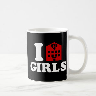 Caneca De Café Eu Adoro Meninas De Hotel