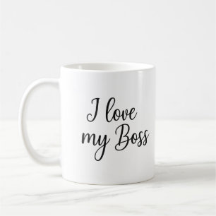Caneca De Café Eu Adoro Meu Chefe - Aprovado pelo CQ