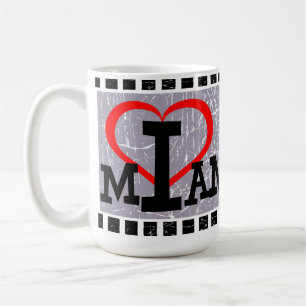 Caneca De Café Eu adoro Miami - Mugs