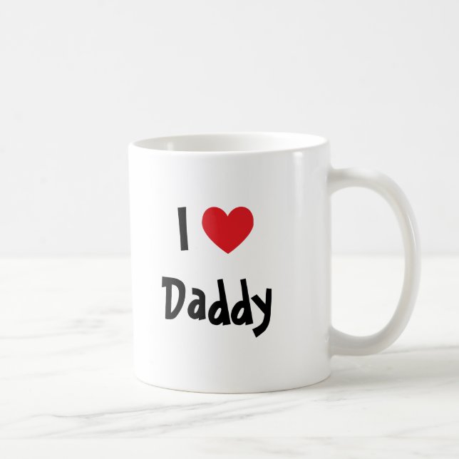 Caneca De Café Eu adoro Pai (Direita)