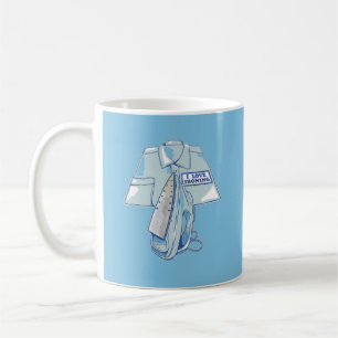Caneca De Café Eu adoro passar ferro engraçado