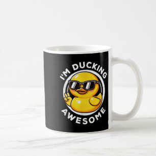 Caneca De Café Eu Adoro Pato Soa Borrão Engraçado