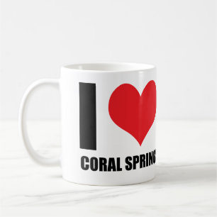 Caneca De Café Eu adoro Primaveras de Coral