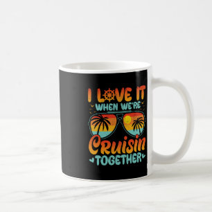 Caneca De Café Eu Adoro Quando Estamos Em Cruzeiro Juntos Viagem