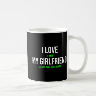 Caneca De Café Eu Adoro Quando Meu Namorada Deixa Eu Jogar Vídeo