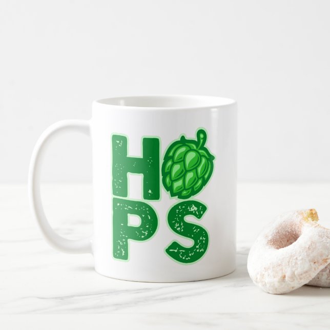 Caneca De Café Eu Adoro Saltos Em Cerveja Artesanato (Com Donut)
