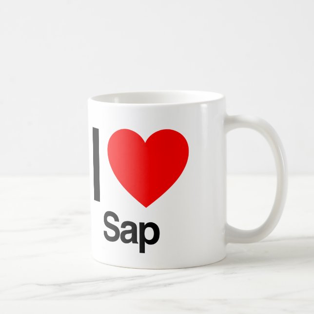 Caneca De Café eu adoro sap (Direita)