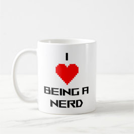 Caneca De Café Eu Adoro Ser Um Nerd