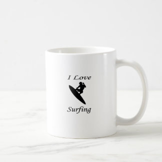 Caneca De Café Eu Adoro Surfar