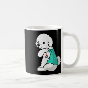 Caneca De Café Eu Adoro Tatuagem Pai Bichon Frise Padre Dog