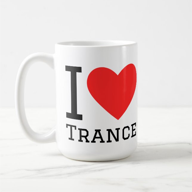 Caneca De Café Eu adoro transe (Esquerda)