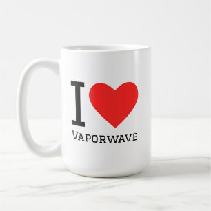 Caneca De Café Eu adoro vaporwave