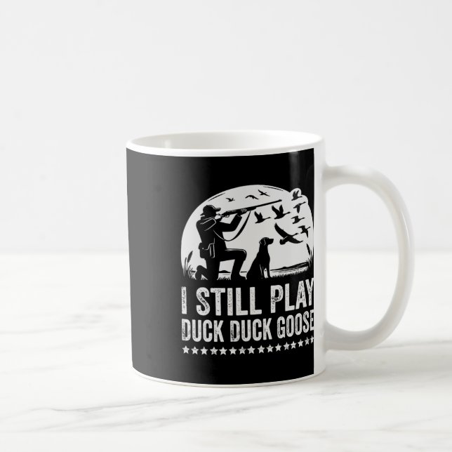 Caneca De Café Eu Ainda Toco Caça De Patos Engraçados (Direita)
