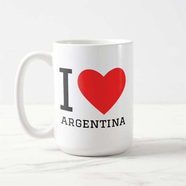 Caneca De Café Eu amo  (Esquerda)