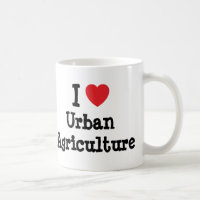 Eu amo a agricultura urbana personalizada personal
