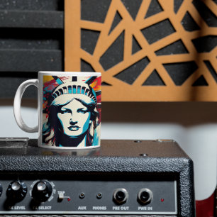 Caneca De Café Eu Amo A América 15 Mug