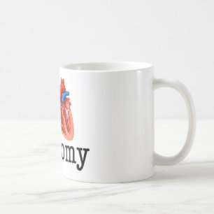 Caneca De Café Eu amo a anatomia